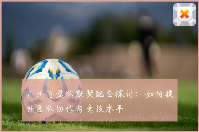 广州飞盘队默契配合探讨：如何提升团队协作与竞技水平